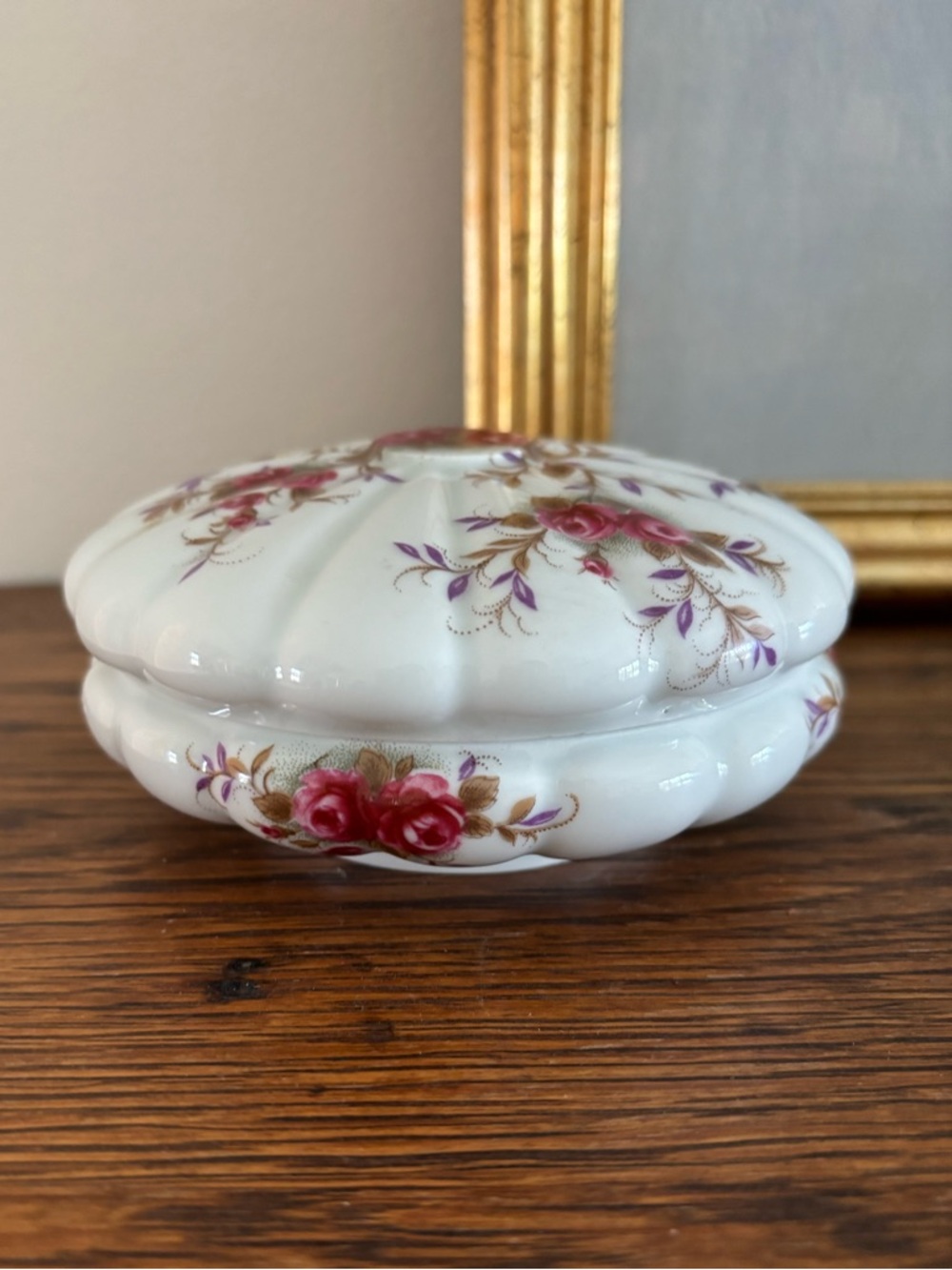 Antique Limoges Lidded Dresser Jar